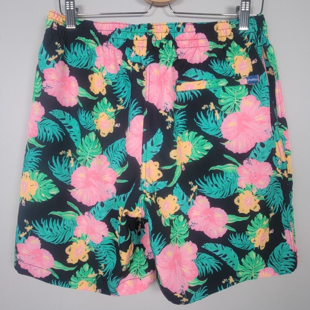 Chubbies Men’s L Swim Trunks The Midnight Flowers 7” Shorts - Picture 2 of 10